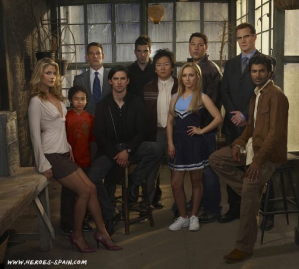 Parte del Cast de la Segunda Temporada de Heroes/NBC/ Heroes-Spain.Com