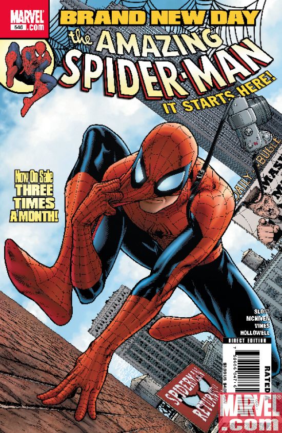Portada del Amazing Spider-Man #546/Steve McNiven/Marvel