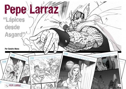 Detalle de la entrevista a Pepe Larraz
