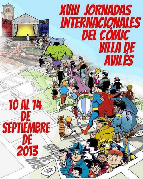 cartel-XVIII-Jornadas-Internacionales-Comic-Villa-Aviles-2013