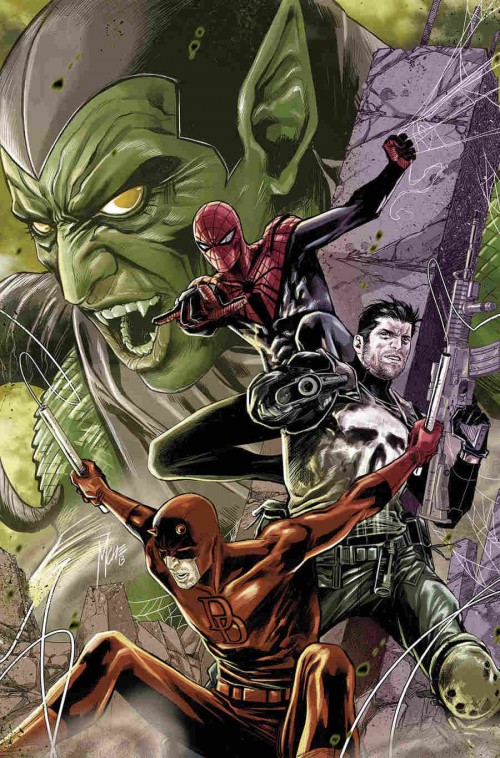 Checchetto Cover Spiderman Daredevil Punisher