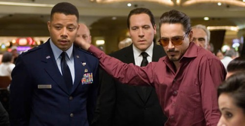 Howard y Downey Jr. en Iron Man