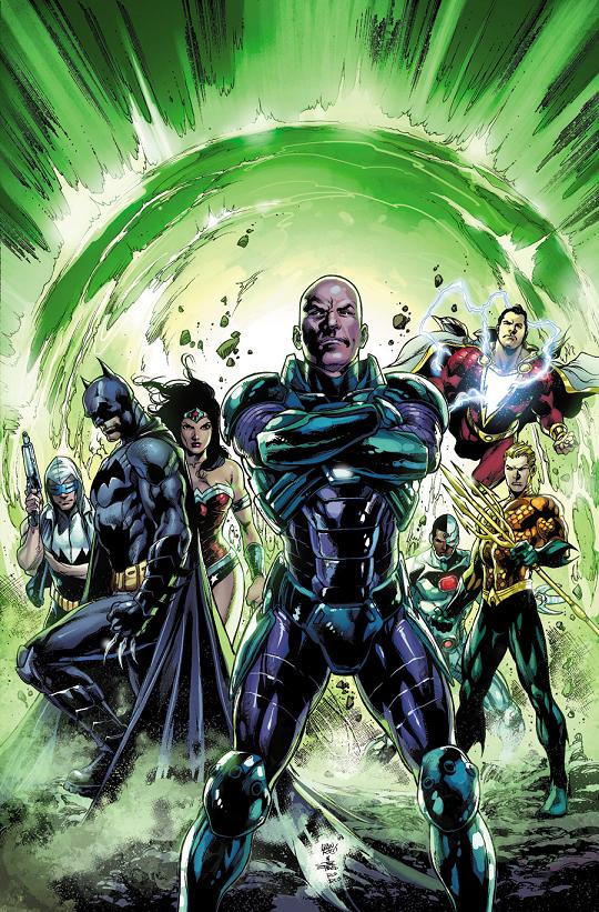 Portada del Justice League #30 por Ivan Reis y Joe Prado
