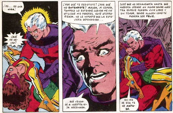 Con el ataque a Kitty, Magneto se da cuenta de que se ha convertido en aquello que odia