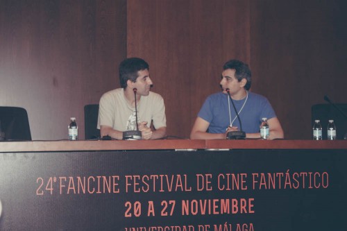 Jesús Marugán (izq) y Jorge Cabrerizo, organizador de Animacomic