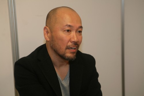 Inoue durante nuestra entrevista (foto de Ficomic).