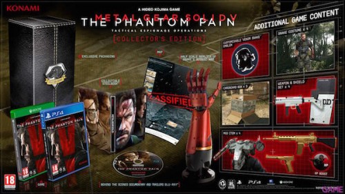Edición coleccionista de MGSV: The Phantom Pain / Konami / 100€. / Sniff.