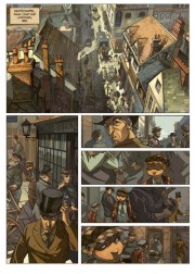 Primeras páginas de Los cuatro de Baker Street por David Etien