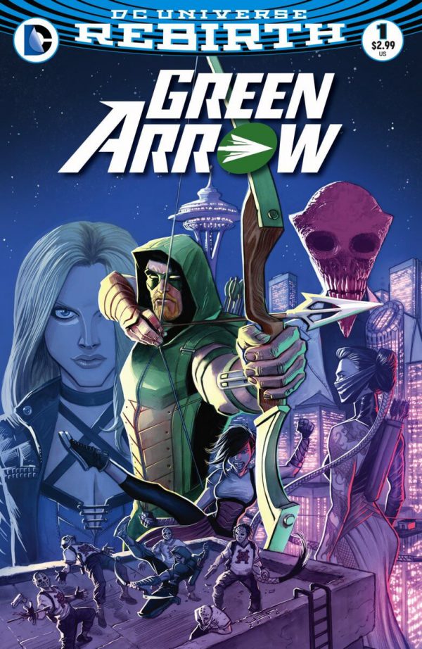 Portada de Green Arrow #1, obra de Juan Ferreyra