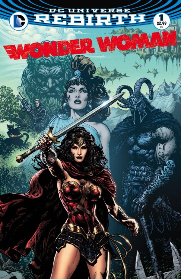 Portada de Wonder Woman #1, obra de Liam Sharp