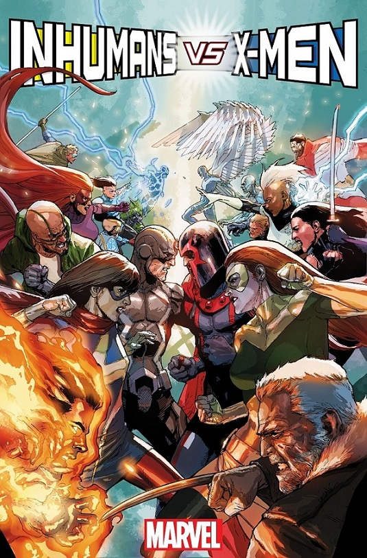 Inhumans vs X-Men portada