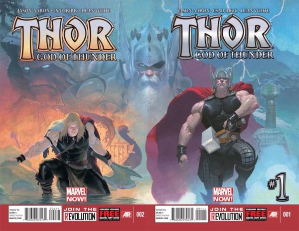 Thor God of Thunder Portadas 1 y 2