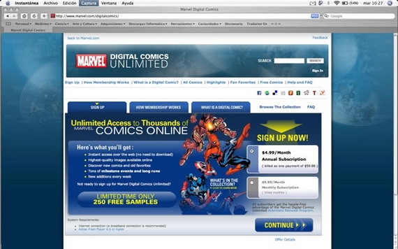 Marvel Digital Comics Unlimited