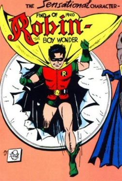 Detalle de la portada de Detective Comics #38 por Bob Kane