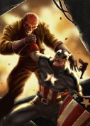 Cráneo Rojo y Arnim Zola, contra el Capi en el cine