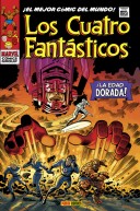 Portada del Marvel Gold: Los 4 Fantásticos de Stan Lee y Jack Kirby