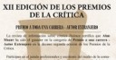 Ganadores de los Premios de la Crítica 2012