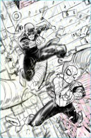 Paolo Rivera Daredevil Spiderman portada