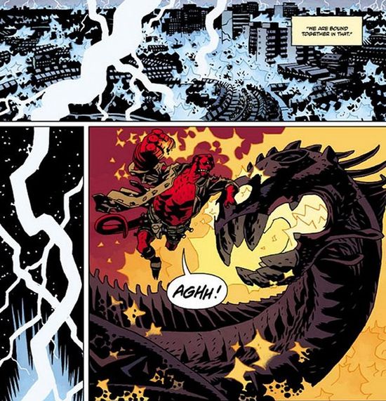 Hellboy tendrá que vérselas con el dragón que pretende destruir el mundo