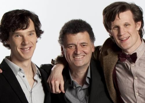 doctor_who_steven_moffat_matt_smith_benedict_cumberbatch