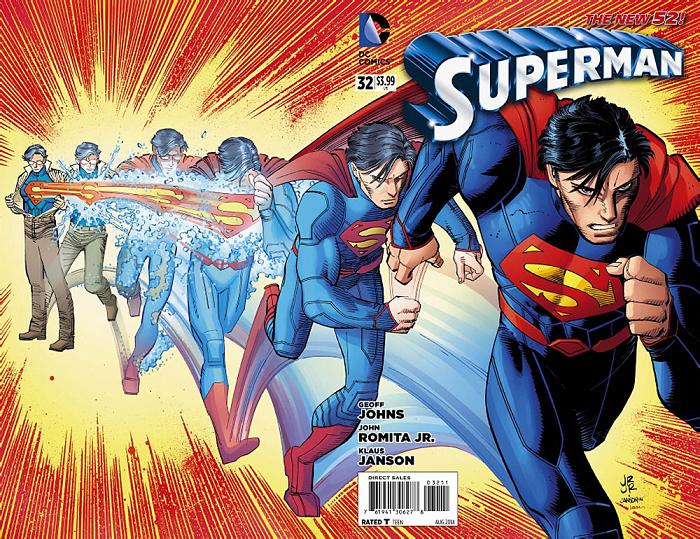Portada doble de John Romita Jr para el Superman #32