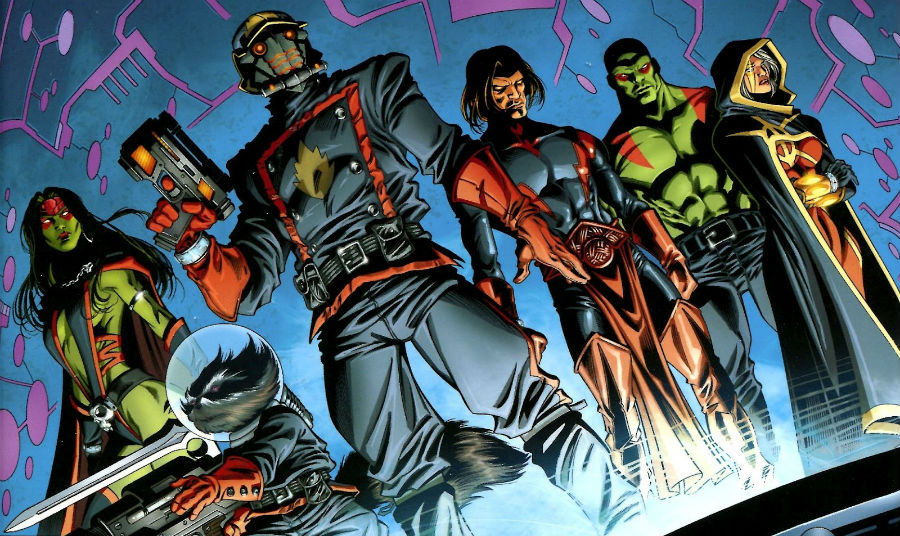 Guardians of the Galaxy- Legacy back illustr