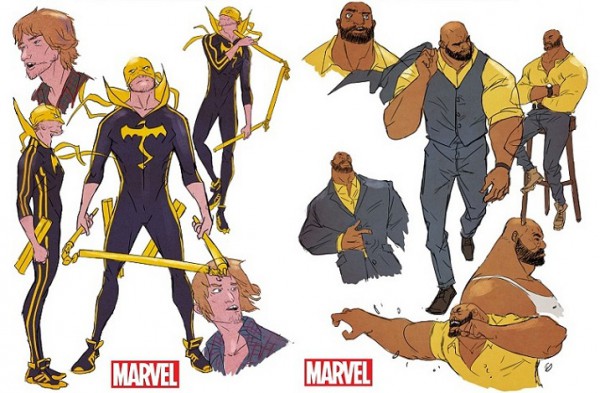 Power Man and Iron Fist All New All Different Marvel diseños