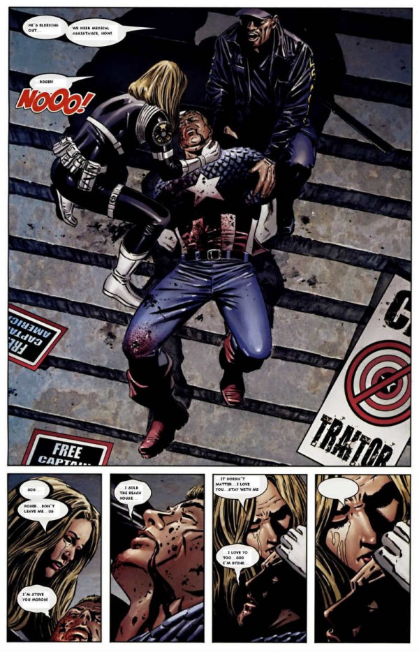 La muerte del Capitán América