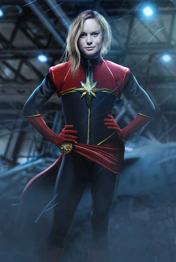 Fan-art de Brie Larson como Capitana Marvel 