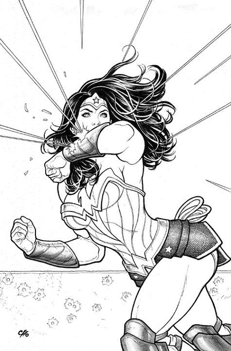 Portada alternativa original de Wonder Woman#1