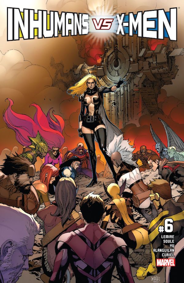 Inhumans vs X-Men 6 Cover