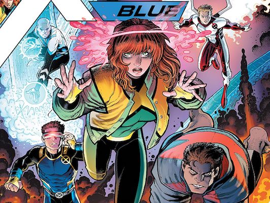 solitario traje solo X-Men: Blue #1, de Cullen Bunn y Jorge Molina - Zona Negativa