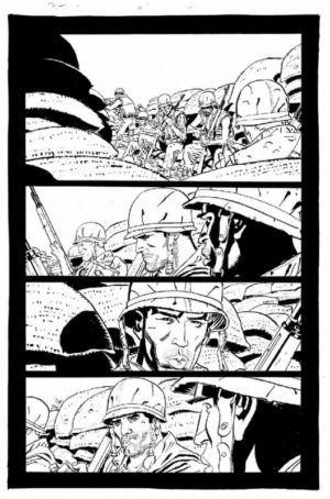 Punisher Platoon Preview B&W 2