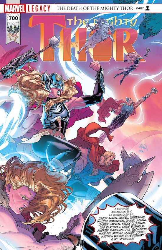 Húmedo bala conciencia The Mighty Thor #700 - Zona Negativa