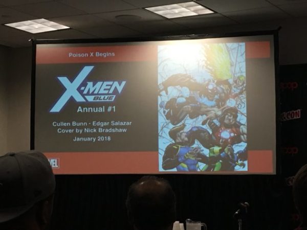 X-Men Blue Annual Slide NYCC'17