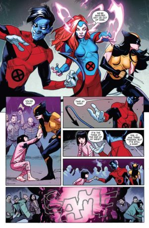 Página de muestra de X-Men: Red #1