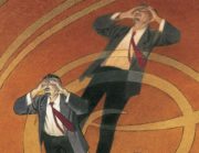 La sombra de un hombre