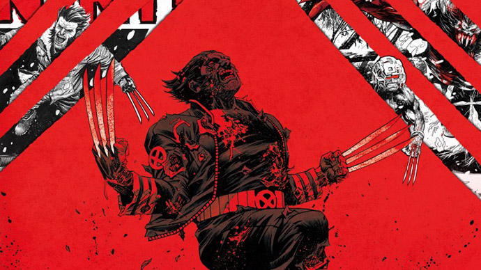 Wolverine Black White Red