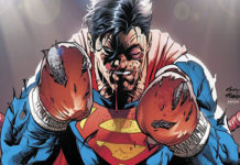 Superman Arriba en el cielo