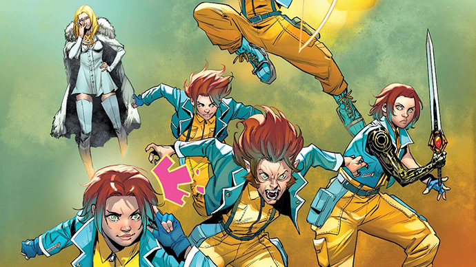 Escapade New Mutants Boletín Marvel