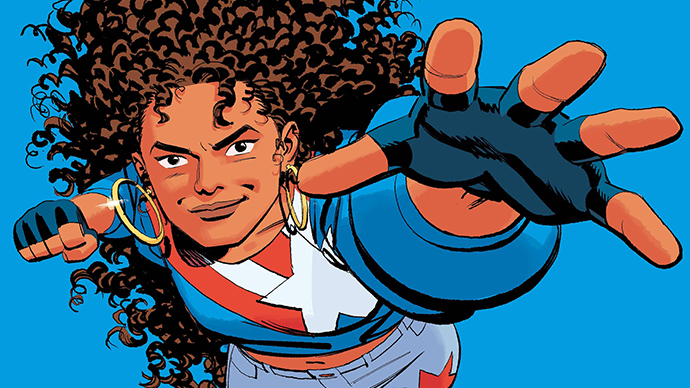 America Chavez Romero Variant Cover Boletín Marvel