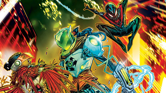 Miles Morales Spider-Man Rabble Boletín Marvel 