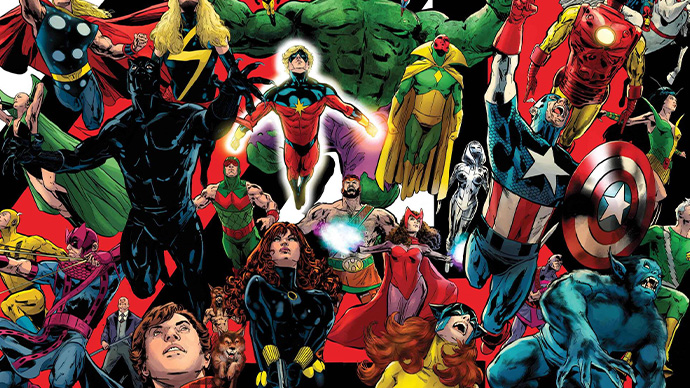 Phil Jimenez Avengers connecting covers Boletín Marvel