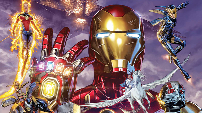 Avengers Infinity Saga variant covers Boletín Marvel