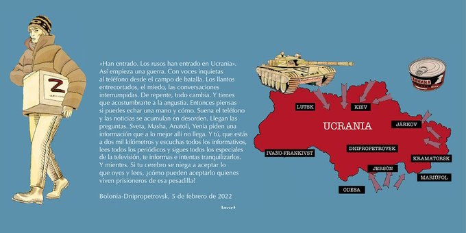 Ilustración de Cuadernos ucranianos. Diario de una invasión, de Igort