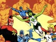 In memoriam, Mike Machlan Detalle de la portada del primer número de Infinity Inc.