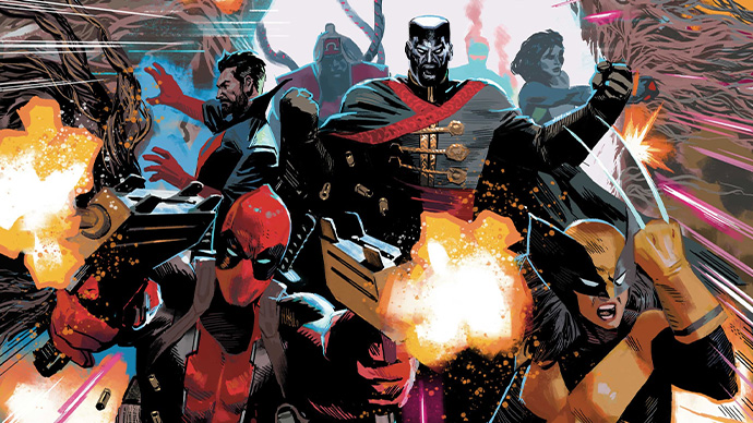 Fall of X X-Force Boletín Marvel