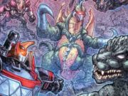 Godzilla vs. Mighty Morphin Power Rangers, de Cullen Bunn y Freddy E. Williams II Godzilla vs Power Rangers - Destacada