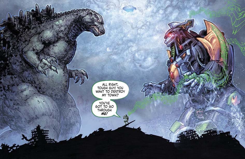 Godzilla vs Power Rangers - Interior