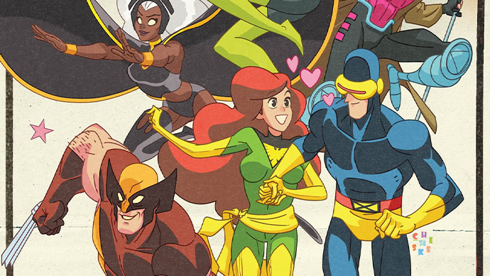 X-Men Saturday Morning variant cover Boletín Marvel